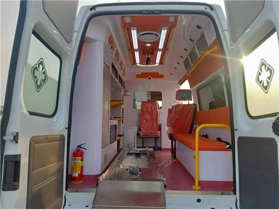 博尔塔拉蒙古自治州国产新世代v348系列救护车福特v348紧急120医用车