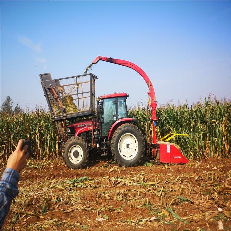 人工砍玉米秸秆机图片